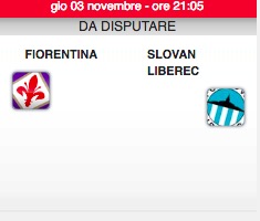 Slovan Liberec-Fiorentina diretta live. Formazioni ufficiali dopo le ore