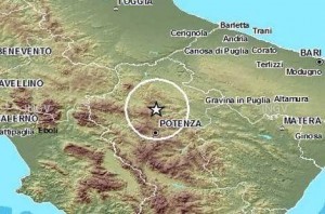 Terremoto Potenza, scossa di magnitudo 3.4 