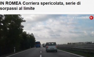 VIDEO Bus e guida spericolata: i sorpassi azzardati sulla strada Romea