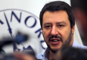 Il segretario della Lega Nord Matteo Salvini   (Ansa)
