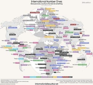Mappa primati mondiali: wifi più veloce in Lituania, più spam negli Usa... noi abbiamo i kiwi