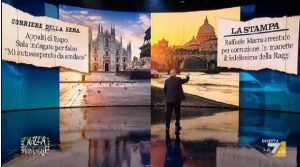 Crozza: "Milano e Roma? Tra Sala e Marra...che voglia di grano" VIDEO