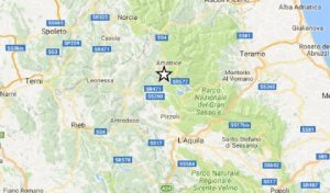 Terremoto Amatrice: scossa 3.2 vicino Montereale