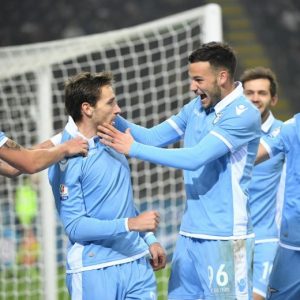 Inter - Lazio 1-2 di Coppa Italia nelle foto Ansa