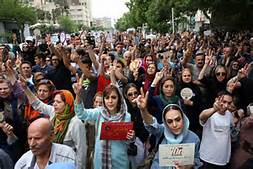 La manifestazione a Teheran