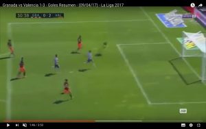 YouTube, Simone Zaza: video doppietta Granada-Valencia 1-3