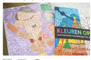Hitler da colorare nel libro per bambini. Bufera in Belgio e Olanda