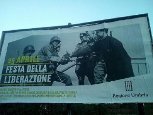 25 aprile. La "Liberazione" senza partigiani della regione Umbria. Spot con gaffe