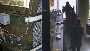 Guidonia, con falsa cintura esplosiva tenta colpo in banca