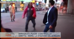 Fnsi: "Solidarietà ad Alessio Fusco e alla troupe di Rete 4 aggredita a Roma Tiburtina"