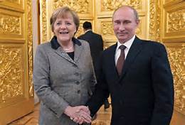 Angela Merkel e Vladimir Putin