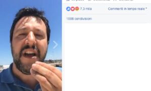 Salvini: "1 maggio? Stracciate tessera sindacati. Primarie Pd: 2 euro per farsi f.....e" VIDEO
